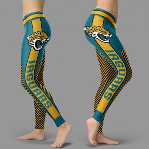 Fashion Gorgeous Fitting Fabulous Jacksonville Jaguars Leggings