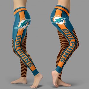 Fashion Gorgeous Fitting Fabulous Miami Dolphins Leggings