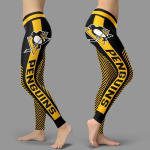 Fashion Gorgeous Fitting Fabulous Pittsburgh Penguins Leggings