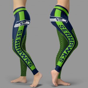 Fashion Gorgeous Fitting Fabulous Seattle Seahawks Leggings