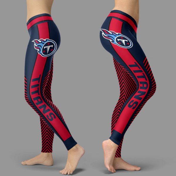 Fashion Gorgeous Fitting Fabulous Tennessee Titans Leggings