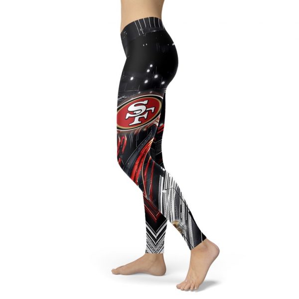 Great Urban Night Scene San Francisco 49ers Leggings MI