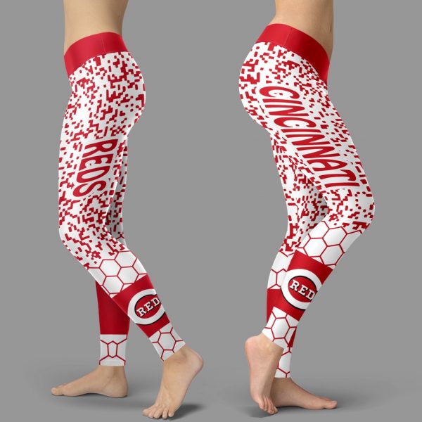 Incredible Patterns Luxury Nice Cincinnati Reds Leggings