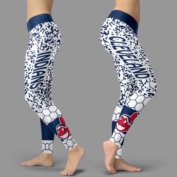 Incredible Patterns Luxury Nice Cleveland Indians Leggings