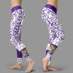 Incredible Patterns Luxury Nice LSU Tigers Leggings