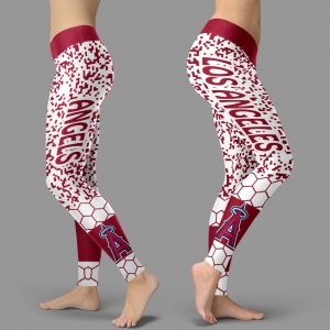 Incredible Patterns Luxury Nice Los Angeles Angels Leggings