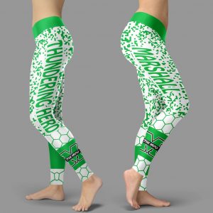 Incredible Patterns Luxury Nice Marshall Thundering Herd Leggings