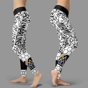 Incredible Patterns Luxury Nice Miami Marlins Leggings