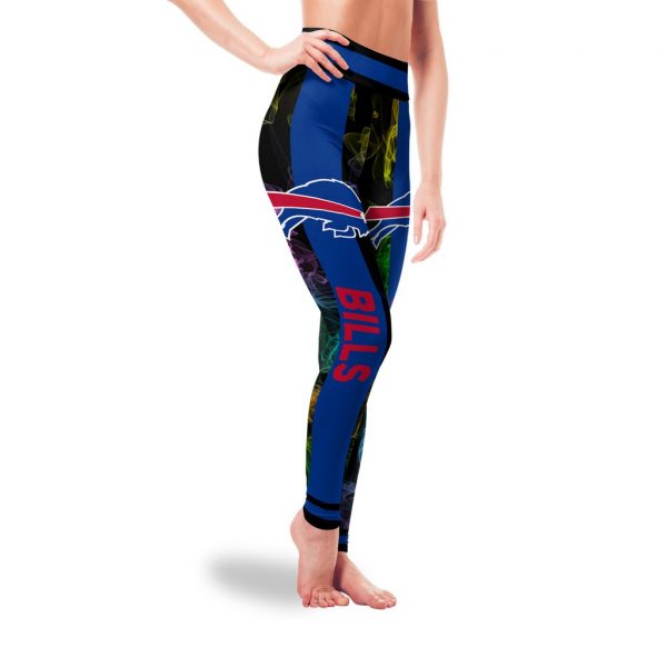 Mysterious Smoke Colors Buffalo Bills Leggings