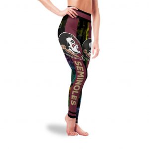 Mysterious Smoke Colors Florida State Seminoles Leggings