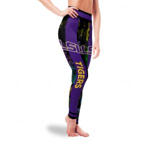 Mysterious Smoke Colors LSU Tigers Leggings