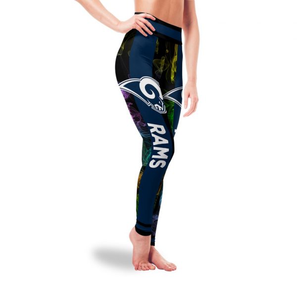 Mysterious Smoke Colors Los Angeles Rams Leggings