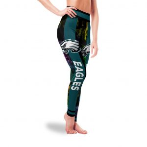 Mysterious Smoke Colors Philadelphia Eagles Leggings