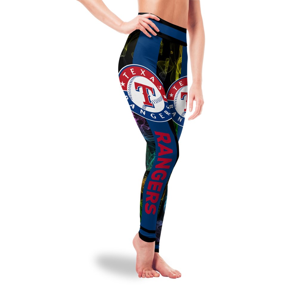Mysterious Smoke Colors Texas Rangers Leggings Mysterious Smoke Colors Texas Rangers Leggings