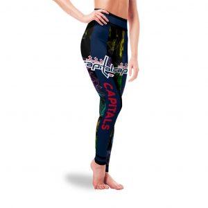 Mysterious Smoke Colors Washington Capitals Leggings