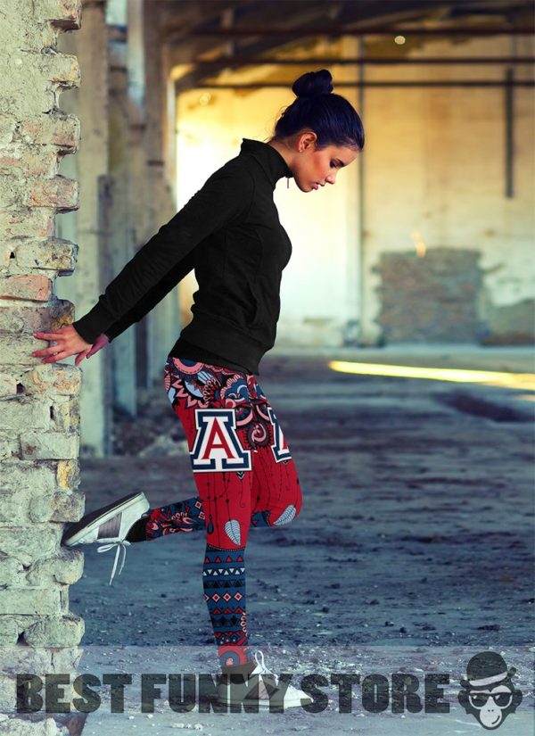 Simple Boho Arizona Wildcats Leggings