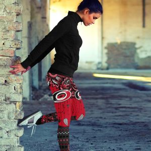 Simple Boho Carolina Hurricanes Leggings