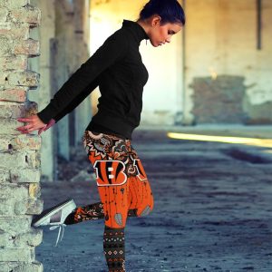 Simple Boho Cincinnati Bengals Leggings