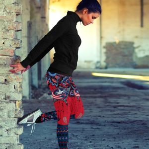 Simple Boho Columbus Blue Jackets Leggings