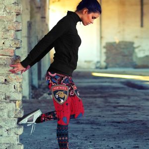 Simple Boho Florida Panthers Leggings