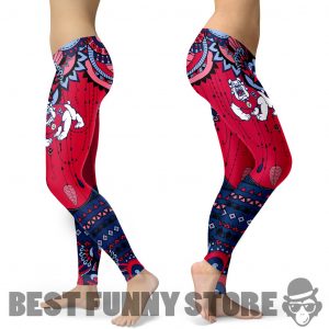 Simple Boho Fresno State Bulldogs Leggings