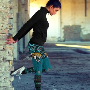 Simple Boho Jacksonville Jaguars Leggings