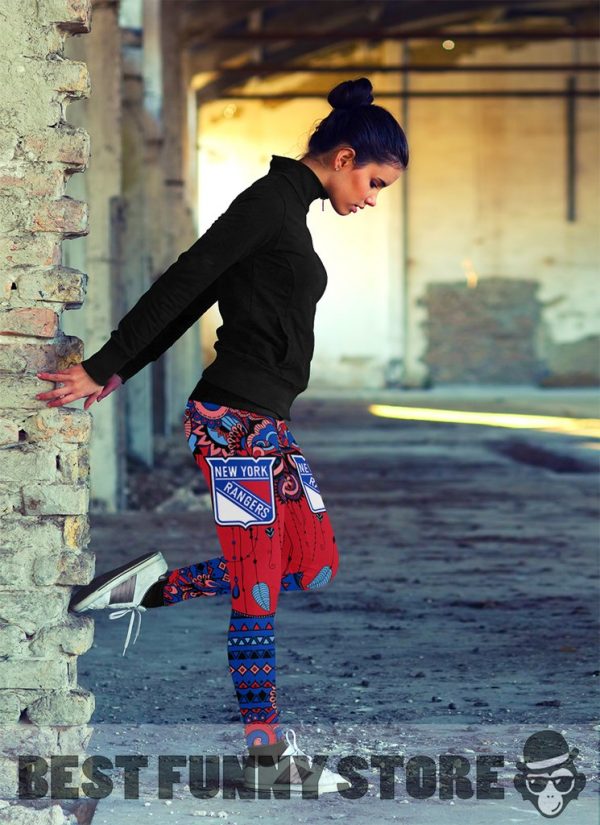 Simple Boho New York Rangers Leggings