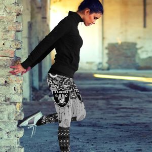 Simple Boho Oakland Raiders Leggings