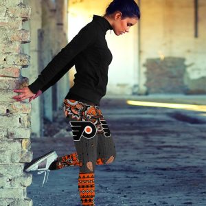 Simple Boho Philadelphia Flyers Leggings