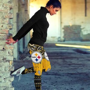 Simple Boho Pittsburgh Steelers Leggings