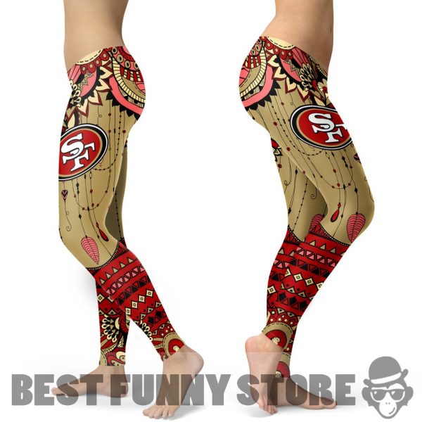 Simple Boho San Francisco 49ers Leggings