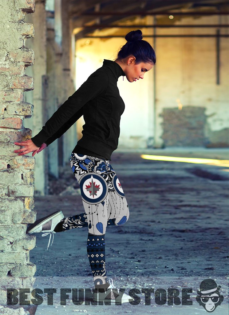 Simple Boho Winnipeg Jets Leggings Simple Boho Winnipeg Jets Leggings