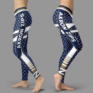 Single Small Line Circle Stylish Fashion Akron Zips Leggings