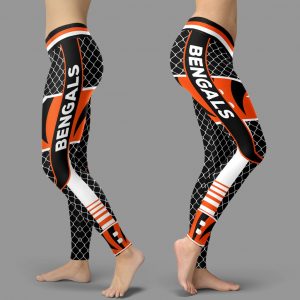 Single Small Line Circle Stylish Fashion Cincinnati Bengals Leggings