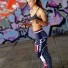 Single Small Line Circle Stylish Fashion Houston Texans Leggings