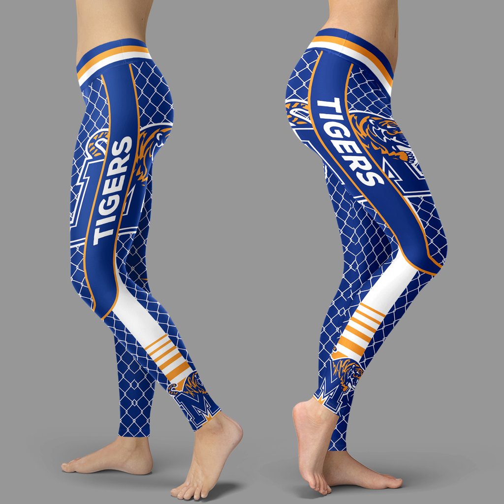 Single Small Line Circle Stylish Fashion Memphis Tigers Leggings Single Small Line Circle Stylish Fashion Memphis Tigers Leggings