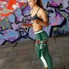 Single Small Line Circle Stylish Fashion Minnesota Wild Leggings