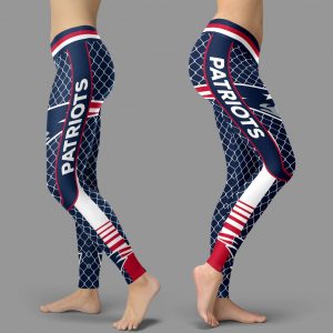 Single Small Line Circle Stylish Fashion New England Patriots Leggings