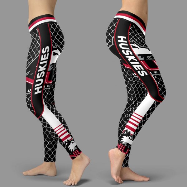 Single Small Line Circle Stylish Fashion Northern Illinois Huskies Leggings