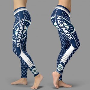 Single Small Line Circle Stylish Fashion Seattle Mariners Leggings