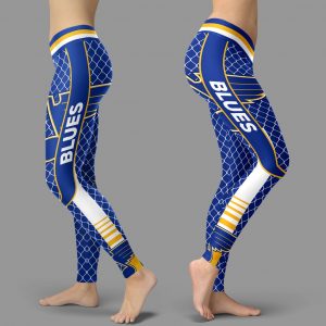 Single Small Line Circle Stylish Fashion St. Louis Blues Leggings