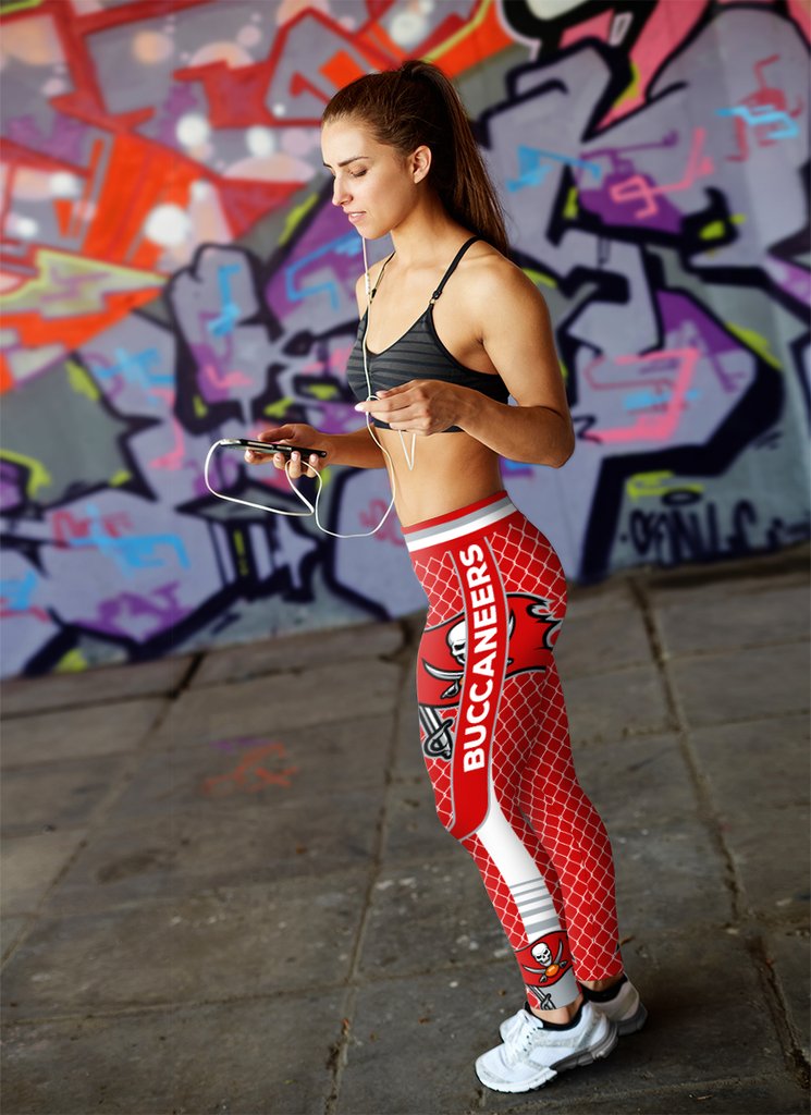 Single-Small-Line-Circle-Stylish-Fashion-Tampa-Bay-Buccaneers-Leggings-2