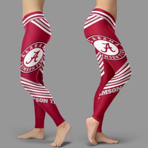 Straight Cute Beautiful Attractive Alabama Crimson Tide Leggings