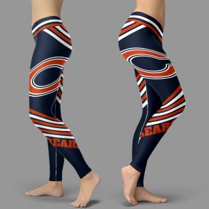 Straight Cute Beautiful Attractive Chicago Bears Leggings