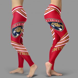 Straight Cute Beautiful Attractive Florida Panthers Leggings
