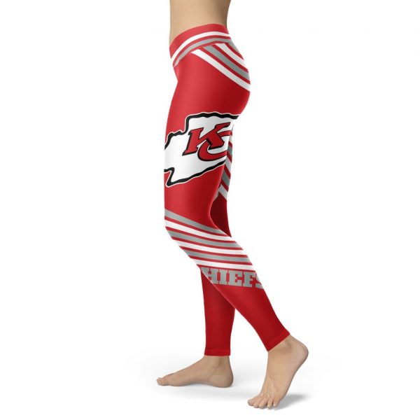 Straight Cute Beautiful Attractive Kansas City Chiefs Leggings MI