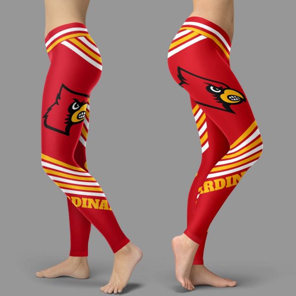 Straight Cute Beautiful Attractive Louisville Cardinals Leggings