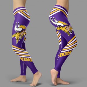 Straight Cute Beautiful Attractive Minnesota Vikings Leggings