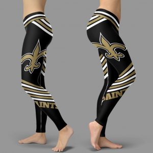 Straight Cute Beautiful Attractive New Orleans Saints Leggings