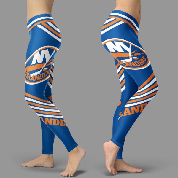 Straight Cute Beautiful Attractive New York Islanders Leggings